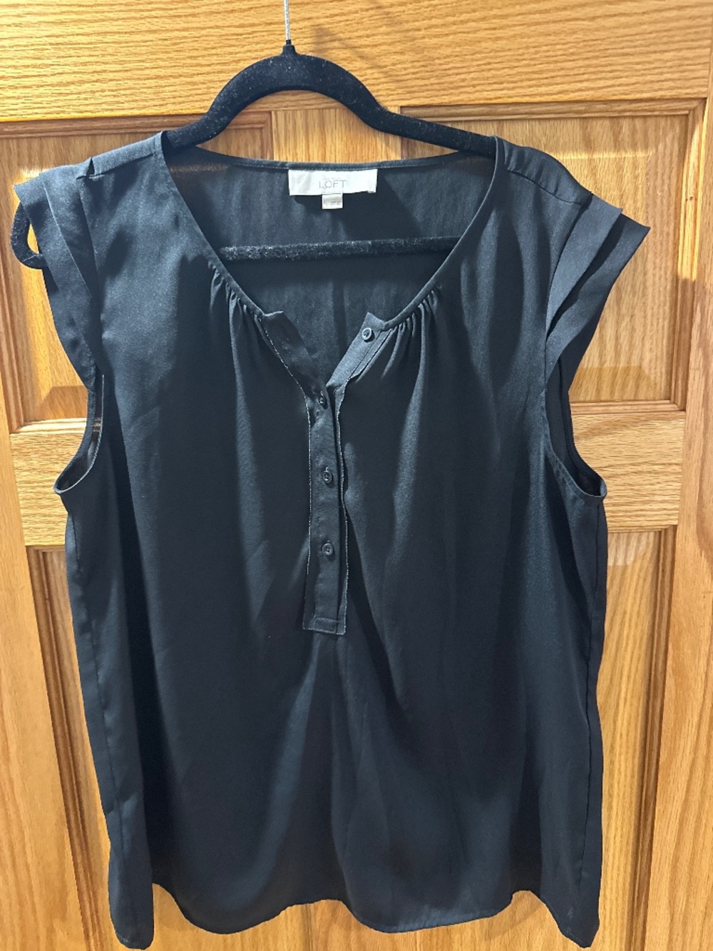 Black loft camisole cap sleeve from Loft